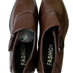 Men\'s Fashion Brown Leather Slip On Casual Dress Loafers Shoe Size US 8.5/JAP 26 Men main image 3